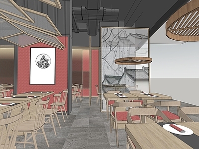 新中式中餐厅 网红店 轻奢