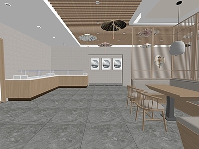 现代新中式中餐厅 网红店 轻奢