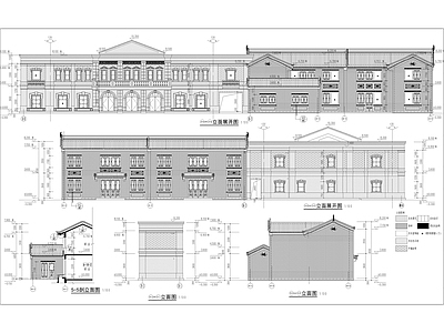 其他古建筑 大同古城商业建筑 古建风格 施工图