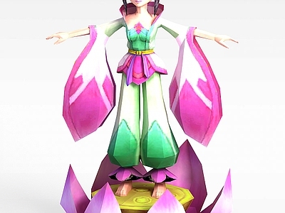 现代荷花仙子