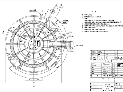 水处理 机械加速澄清池 施工图