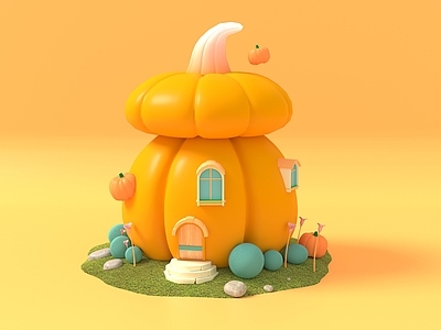 现代艺术风格建筑 南瓜屋