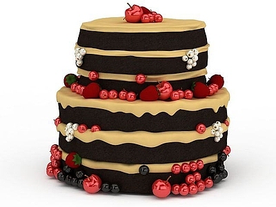 现代其他厨卫 多层豪华生日蛋糕