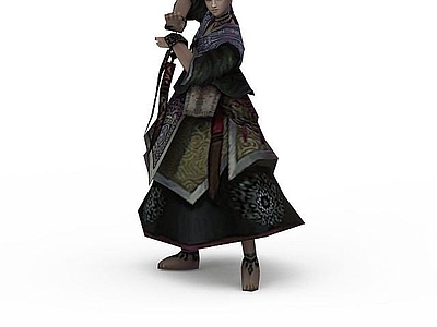 现代虚拟人物 佛本是道游戏人物