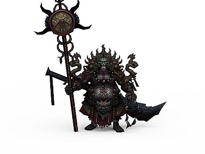 现代虚拟人物 佛本是道游戏人物