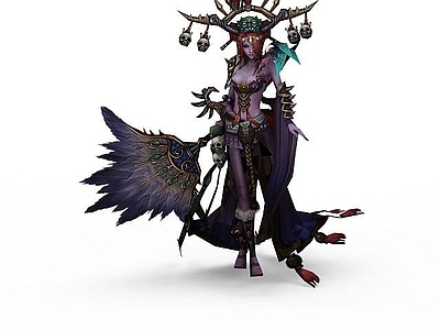 现代虚拟人物 佛本是道游戏人物