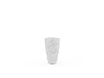 现代摆件组合 透明玻璃水杯