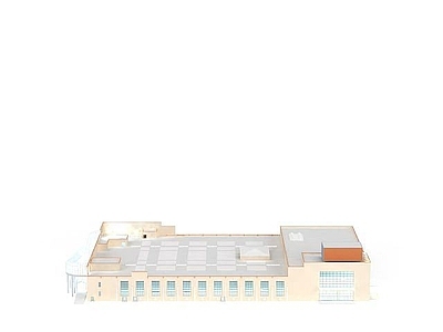 现代其他建筑外观 学校教学楼