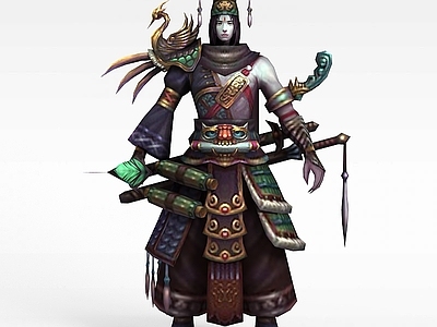 现代虚拟人物 佛本是道游戏人物