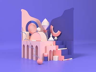 现代轻奢其他景观 创意场景