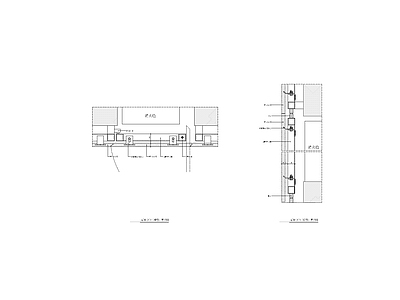 综合门节点 石材暗门节点图 施工图