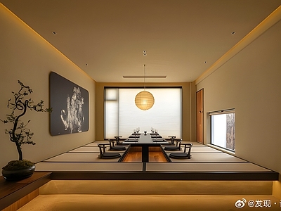 现代新中式中餐厅 中式餐厅 日式餐厅