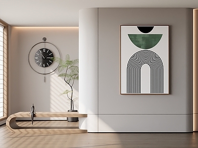 北欧现代挂画 客厅挂画 玄关挂画 办公室挂画 书房挂画 原木极简挂画