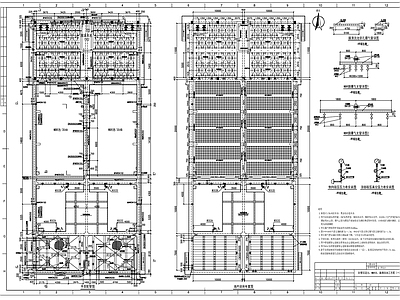 水处理 沉淀池MBR池 污水处理平面图 施工图