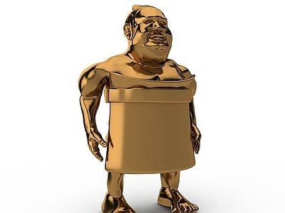 现代金属人物雕塑
