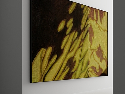 奶油原木挂画 油画 客厅挂画 玄关挂画 书房挂画 办公室挂画