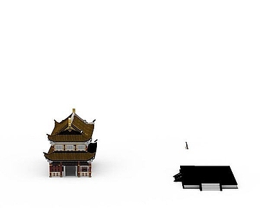 现代古代大殿