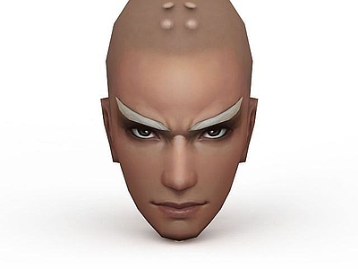 现代和尚人头
