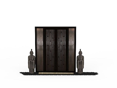 新中式隔断