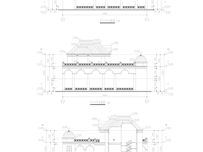 欧式酒店建筑 多层酒店 度假别墅 欧式建筑 欧式酒店 欧式会所 施工图