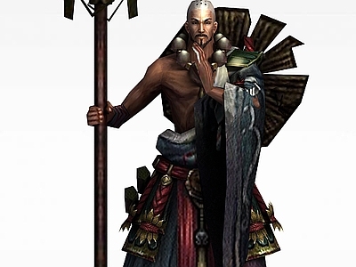 现代虚拟人物 佛本是道游戏人物古人和尚