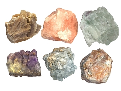 现代石头 石头 石材 矿石 水晶石 芙蓉石 天青石 方解石 萤石