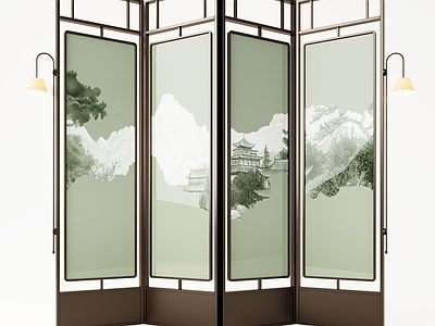 现代屏风 现代屏风隔断 意式屏风 金属屏风 不锈钢屏风