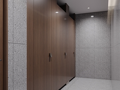 现代公共卫生间 卫生间