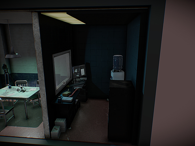 现代其他公共空间 审讯室 囚禁室 警戒室 问询室 拘留室 监控室