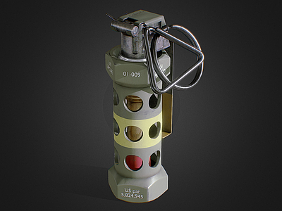 军事器材 震爆弹 震撼弹 眩晕弹 眩晕手榴弹 闪光弹