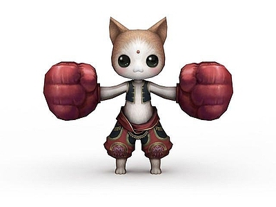 现代卡通猫