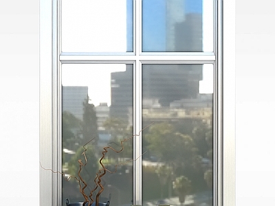 现代铝合金窗户