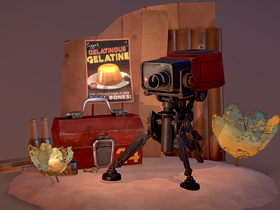 军事器材 哨戒枪 科幻工具箱 高科技组件 啤酒西洋镜