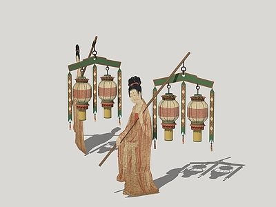 新中式中式其他灯具 古代手提灯 街道大灯 古风灯