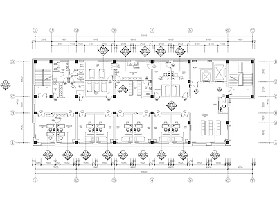 现代医院 500㎡社区医院 医院门诊 牙科医院 施工图