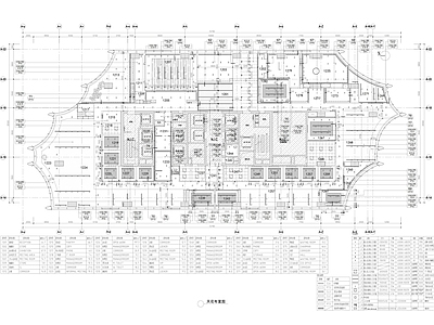 现代整体办公空间 1800平办公室 企业总部办公施工 办公 施工图
