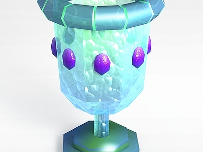 现代妆台妆凳 游戏场景道具饰品