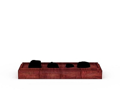 现代妆台妆凳 游戏场景道具饰品