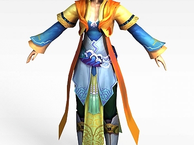 现代虚拟人物 笑傲江湖古装角色女