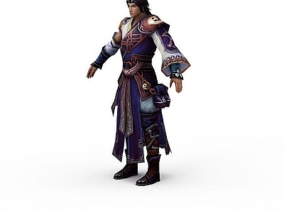 现代虚拟人物 笑傲江湖古装人物男