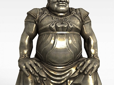 现代办公大厅 剑灵游戏场景人物雕塑