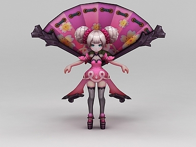 现代虚拟人物 王者荣耀游戏人物美少女