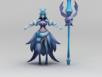 现代虚拟人物 王者荣耀女角色