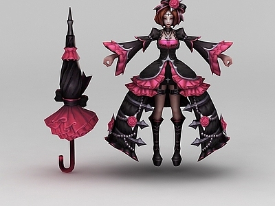 现代虚拟人物 王者荣耀女角色