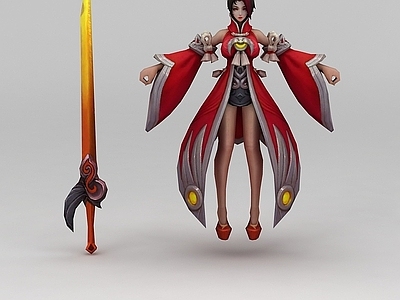 现代虚拟人物 王者荣耀角色女