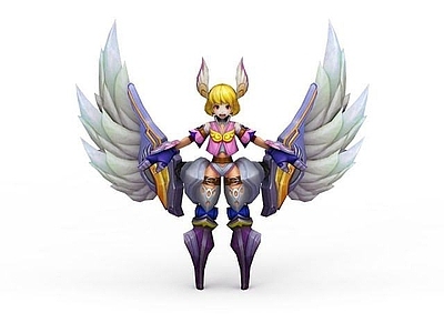 现代虚拟人物 王者荣耀游戏人物美少女