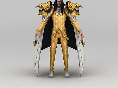 现代虚拟人物 王者荣耀游戏男角色