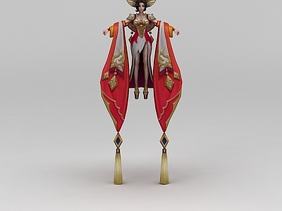 现代虚拟人物 王者荣耀游戏人物女人古人