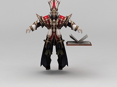 现代虚拟人物 王者荣耀游戏人物法师