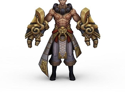 现代虚拟人物 王者荣耀游戏人物男人